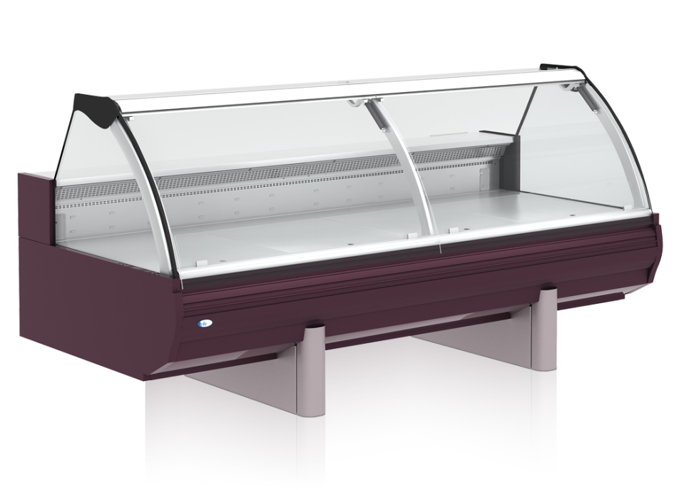 serve over counter display fridge