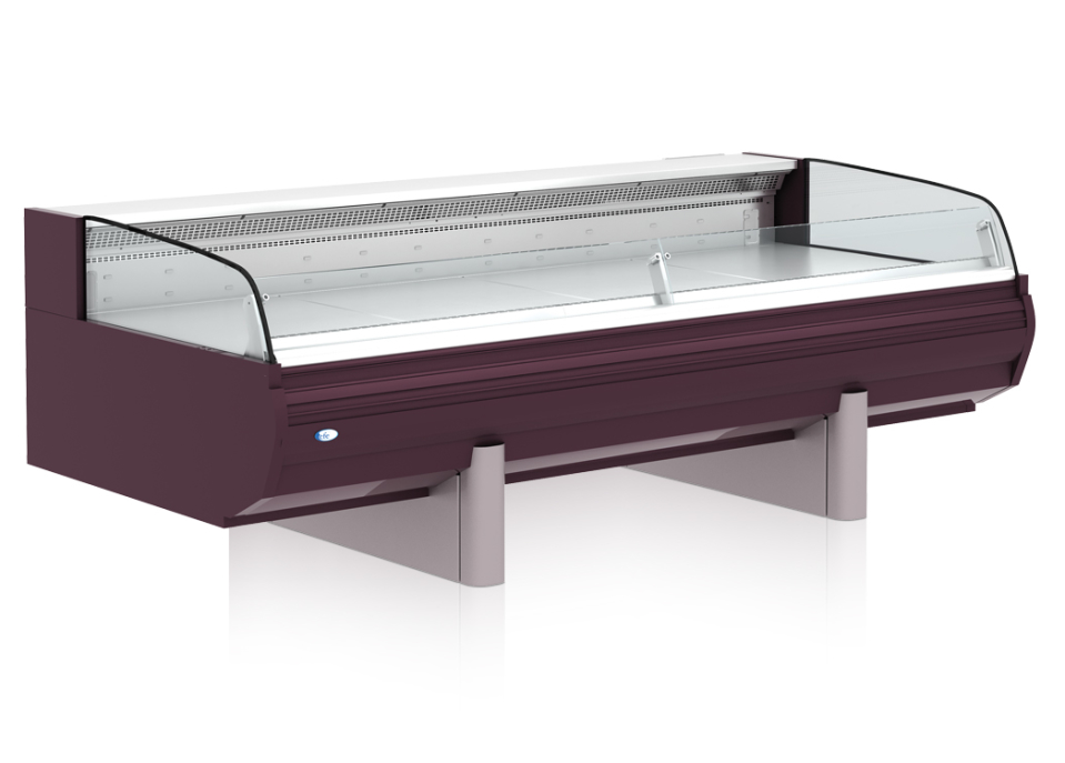 serve over counter display fridge