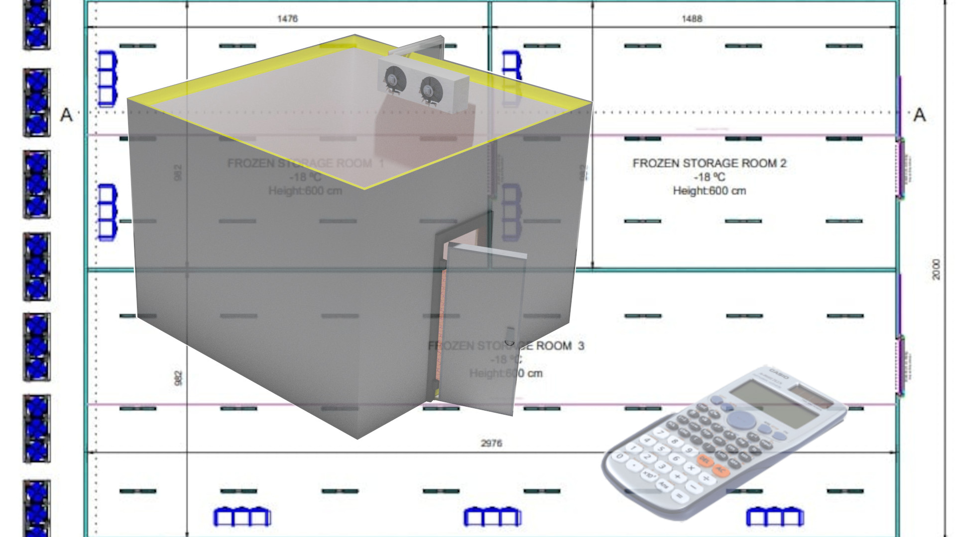 Heat Load Calculation For cold room