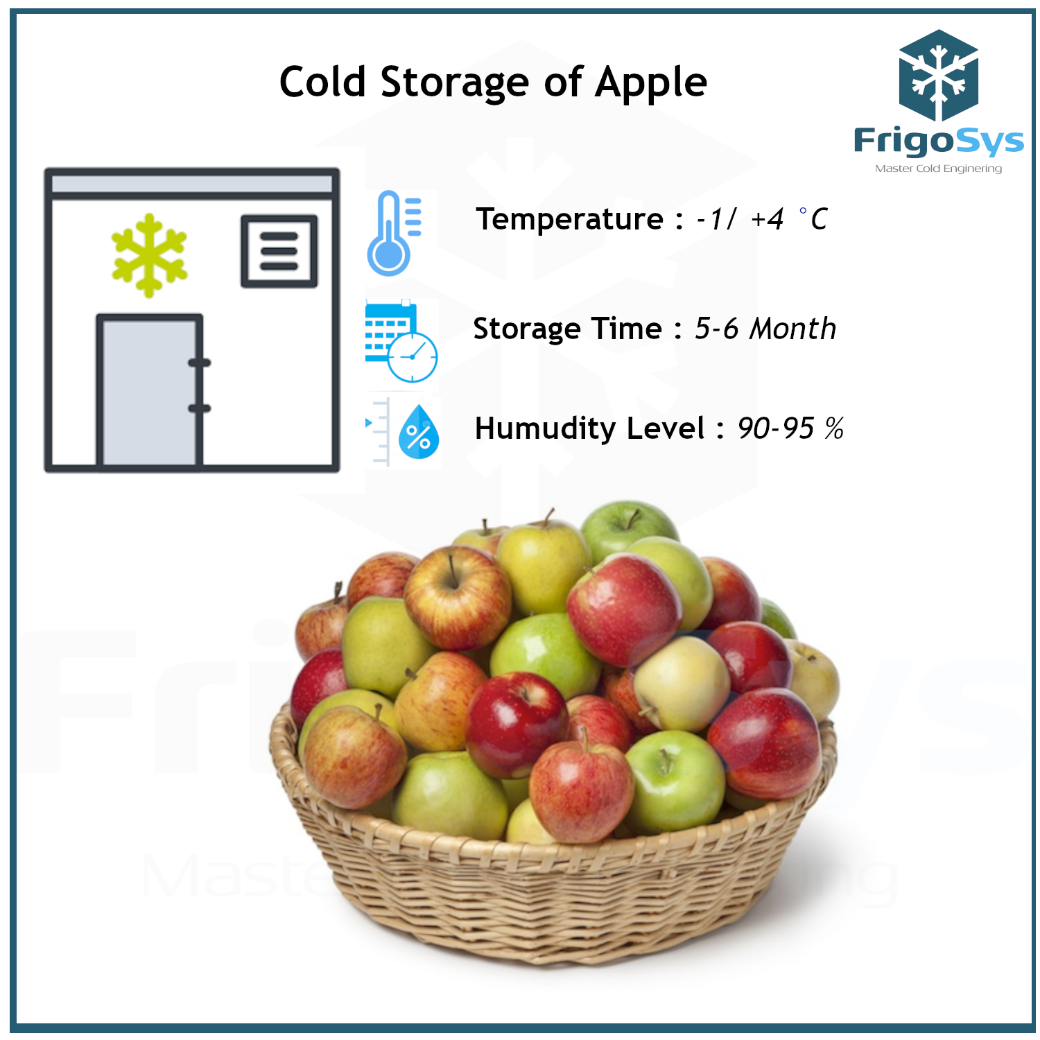 Cold Storage of Apple